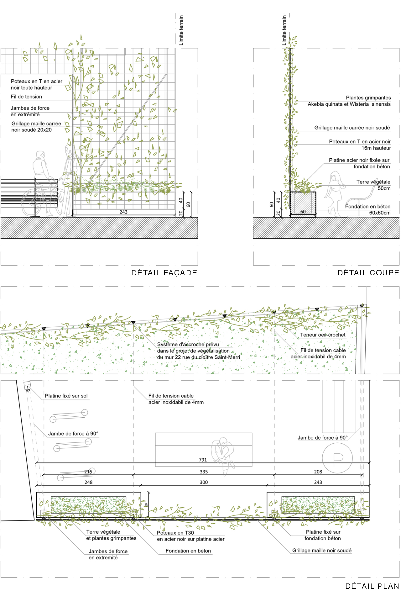 DETAIL PLAN COUPE FAACDE - 1